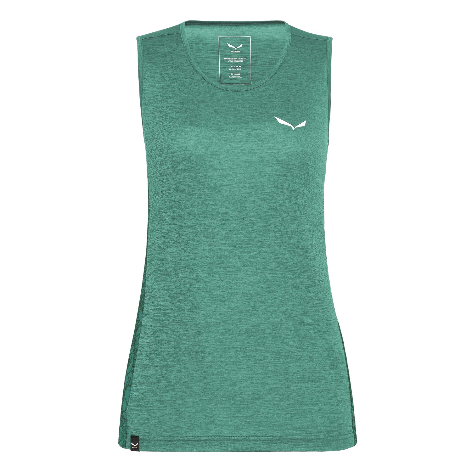 Camiseta De Tirantes Salewa Puez Graphic Dry Mujer Verdes Mexico (GR3912467)